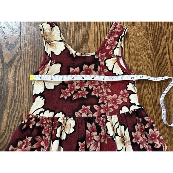 Hilo Hattie Vintage Hawaiian Original Red Girls Sundress 100% Cotton Size 4 EUC - Picture 4 of 7
